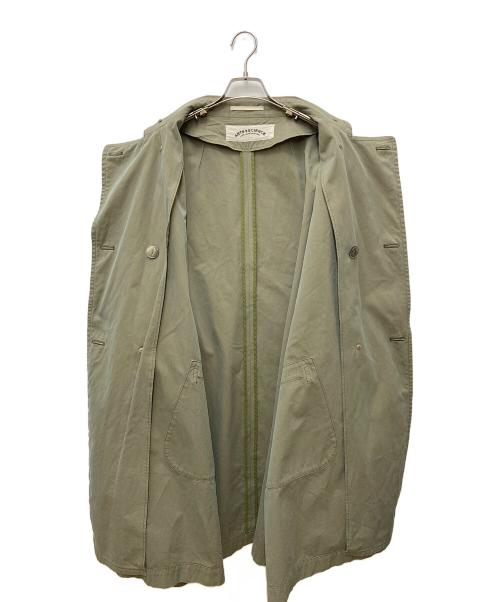 ARTS&SCIENCE（アーツアンドサイエンス）ARTS&SCIENCE (アーツアンドサイエンス) ダブルブレストトレンチコート グリーン サイズ:3の古着・服飾アイテム