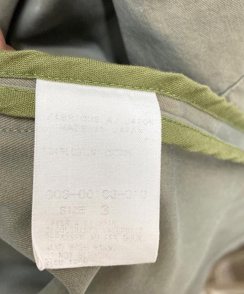 ARTS&SCIENCE（アーツアンドサイエンス）ARTS&SCIENCE (アーツアンドサイエンス) ダブルブレストトレンチコート グリーン サイズ:3の古着・服飾アイテム