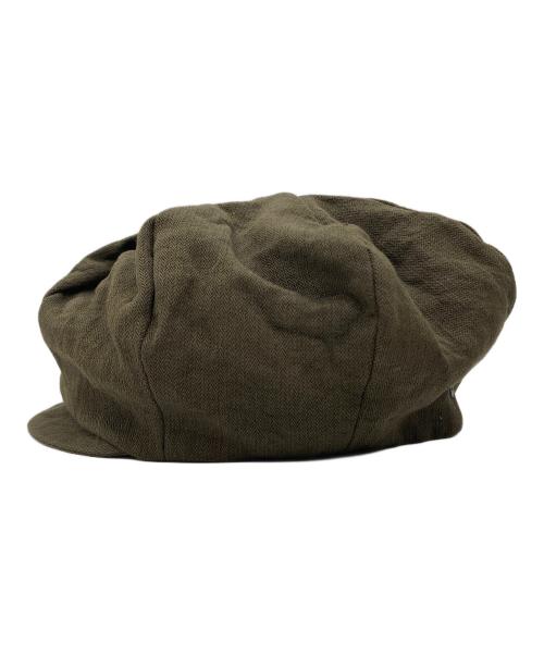 forme d'expression（フォルム デ エクスプレッション）forme d'expression (フォルム デ エクスプレッション) Baker Hat オリーブの古着・服飾アイテム