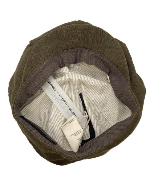 forme d'expression（フォルム デ エクスプレッション）forme d'expression (フォルム デ エクスプレッション) Baker Hat オリーブの古着・服飾アイテム