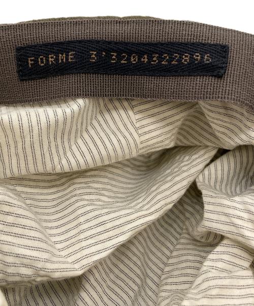 forme d'expression（フォルム デ エクスプレッション）forme d'expression (フォルム デ エクスプレッション) Baker Hat オリーブの古着・服飾アイテム