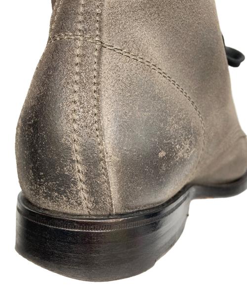 BOTTEGA VENETA（ボッテガベネタ）BOTTEGA VENETA (ボッテガベネタ) レースアップブーツ グレー サイズ:42の古着・服飾アイテム