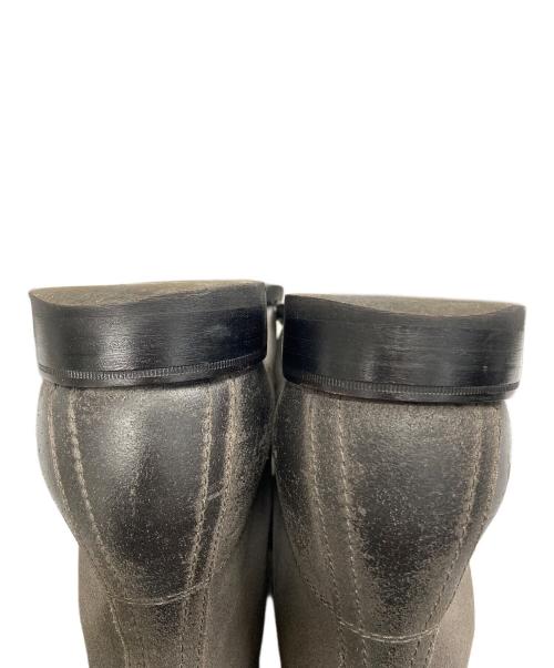 BOTTEGA VENETA（ボッテガベネタ）BOTTEGA VENETA (ボッテガベネタ) レースアップブーツ グレー サイズ:42の古着・服飾アイテム