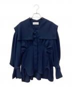 Mame Kurogouchiマメクロゴウチ）の古着「Sailor Collar Blouse」｜ネイビー