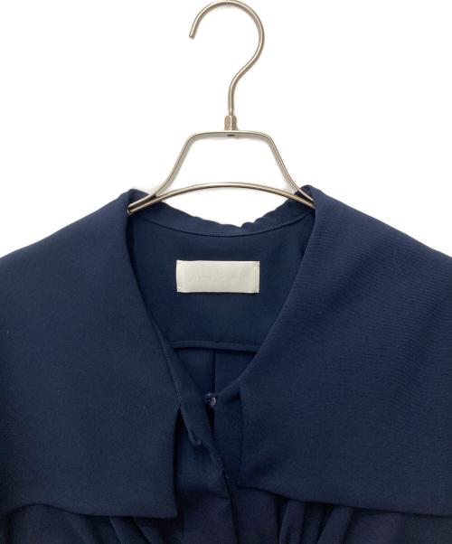 Mame Kurogouchi（マメクロゴウチ）Mame Kurogouchi (マメクロゴウチ) Sailor Collar Blouse ネイビー サイズ:1の古着・服飾アイテム