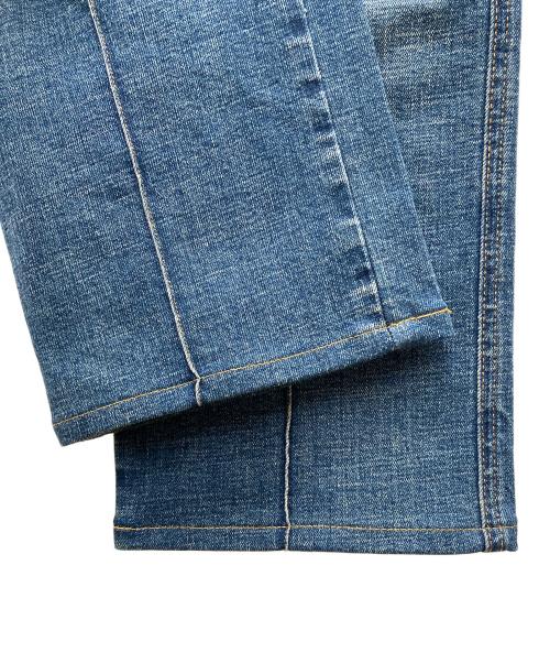 MIU MIU（ミュウミュウ）MIU MIU (ミュウミュウ) ポケット刺繍デニムパンツ インディゴ サイズ:25の古着・服飾アイテム