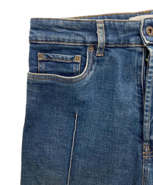 MIU MIU（ミュウミュウ）MIU MIU (ミュウミュウ) ポケット刺繍デニムパンツ インディゴ サイズ:25の古着・服飾アイテム