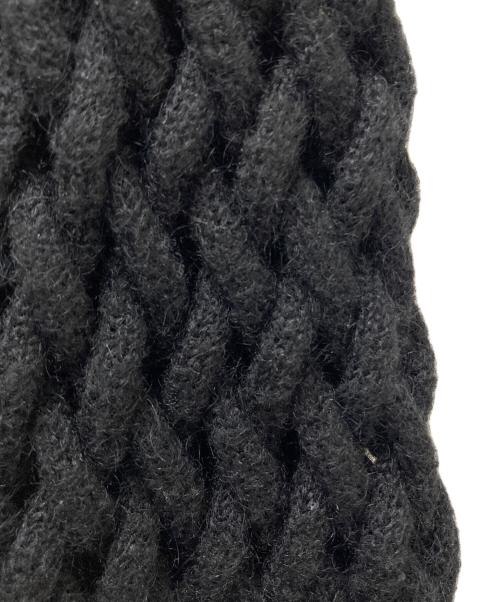 Mame Kurogouchi（マメクロゴウチ）Mame Kurogouchi (マメクロゴウチ) Plaid Kintted Pullover ブラック サイズ:1の古着・服飾アイテム