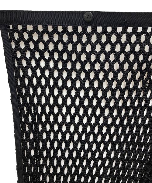 FETICO（フェティコ）FETICO (フェティコ) BELTED MESH WRAP SKIRT ブラック サイズ:Ｆの古着・服飾アイテム
