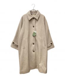 FREAK'S STORE（フリークスストア）の古着「ビーバーロングコート/ステンカラーコート」｜ベージュ
