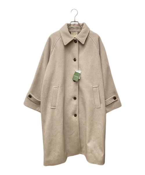 FREAK'S STORE（フリークスストア）FREAK'S STORE (フリークスストア) ビーバーロングコート/ステンカラーコート ベージュ サイズ:Ｆ 未使用品の古着・服飾アイテム