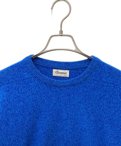 Glenmac（グレンマック）Glenmac (グレンマック) サドルネックニット ブルー サイズ:48の古着・服飾アイテム