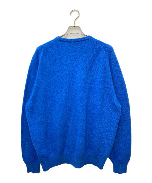 Glenmac（グレンマック）Glenmac (グレンマック) サドルネックニット ブルー サイズ:48の古着・服飾アイテム