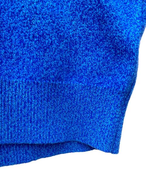 Glenmac（グレンマック）Glenmac (グレンマック) サドルネックニット ブルー サイズ:48の古着・服飾アイテム