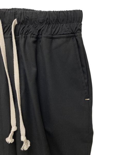 askyurself（アスクユアセルフ）askyurself (アスクユアセルフ) Split Lounge Trousers ブラック サイズ:Sの古着・服飾アイテム