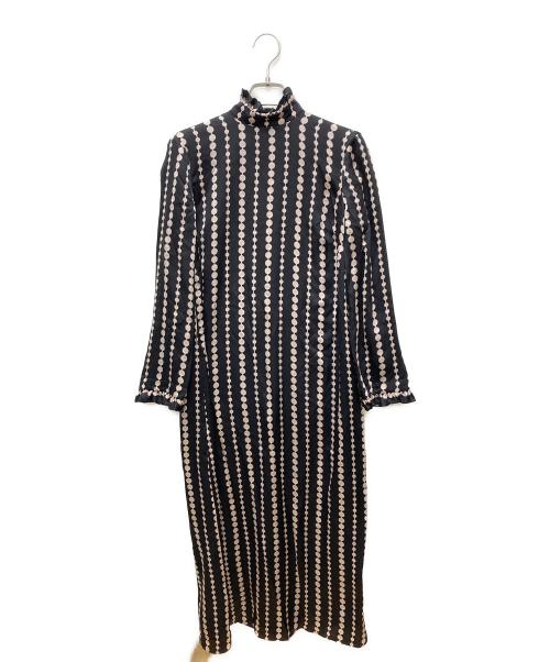 Kate Spade（ケイトスペード）Kate Spade (ケイトスペード) シルクワンピース ブラックの古着・服飾アイテム