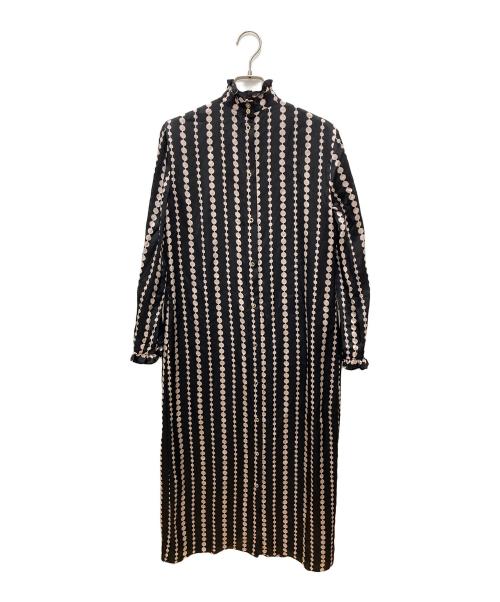 Kate Spade（ケイトスペード）Kate Spade (ケイトスペード) シルクワンピース ブラックの古着・服飾アイテム