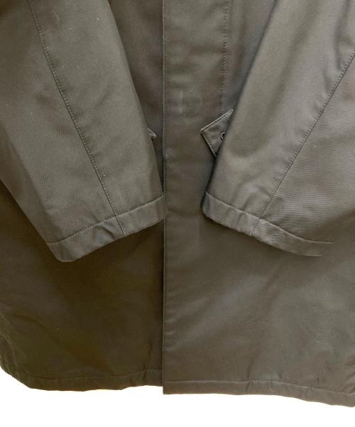 BURBERRY BLACK LABEL（バーバリーブラックレーベル）BURBERRY BLACK LABEL (バーバリーブラックレーベル) 裏地ノヴァチェックステンカラーコート ブラック サイズ:Lの古着・服飾アイテム