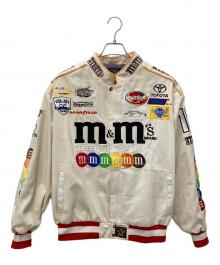 m&m's（エムアンドエムズ）の古着「レーシングジャケット」｜ベージュ