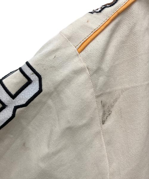 m&m's（エムアンドエムズ）m&m's (エムアンドエムズ) レーシングジャケット ベージュ サイズ:Lの古着・服飾アイテム