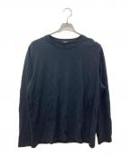 theoryセオリー）の古着「RELAY Jersey Ryder TEE Longsleeve A」｜ブラック