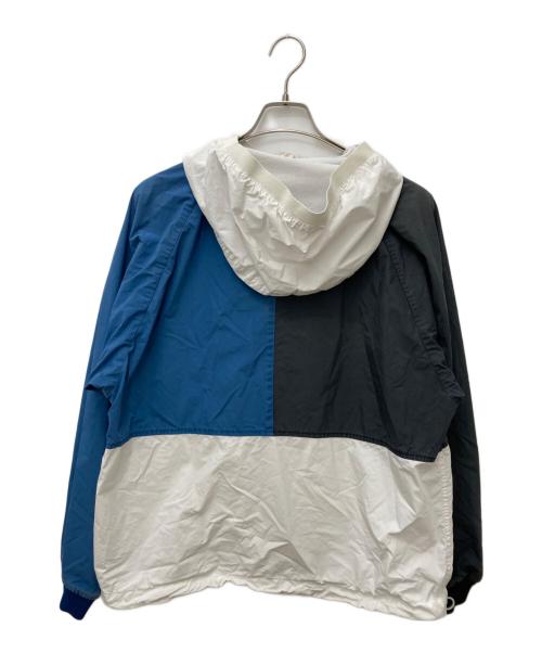THE NORTHFACE PURPLELABEL（ザ・ノースフェイス パープルレーベル）THE NORTHFACE PURPLELABEL (ザ・ノースフェイス パープルレーベル) Mountain Wind Parka Mix ブルー×ホワイト サイズ:Lの古着・服飾アイテム