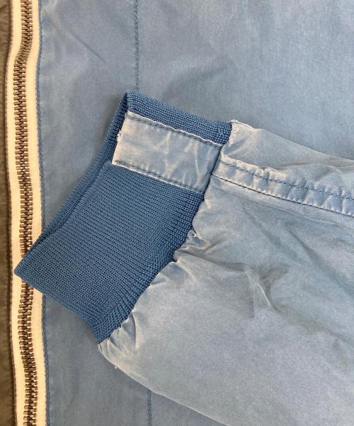 THE NORTHFACE PURPLELABEL（ザ・ノースフェイス パープルレーベル）THE NORTHFACE PURPLELABEL (ザ・ノースフェイス パープルレーベル) Mountain Wind Parka Mix ブルー×ホワイト サイズ:Lの古着・服飾アイテム