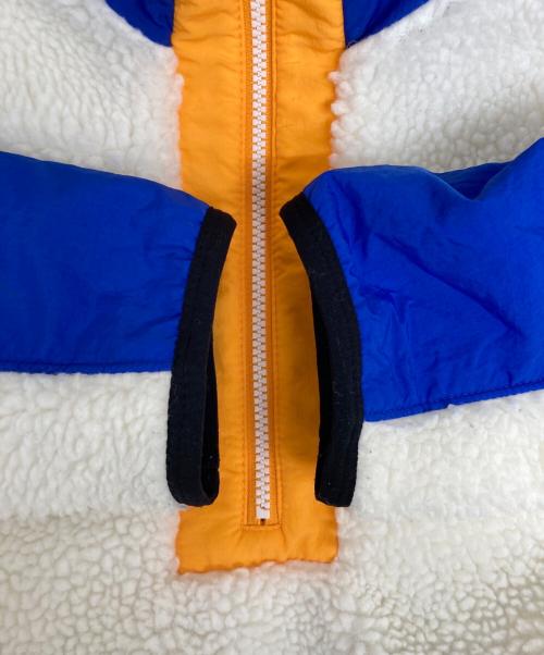 NIKE（ナイキ）NIKE (ナイキ) ハーフジップフーディ ベージュ×ブルー サイズ:XLの古着・服飾アイテム