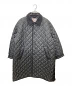 Traditional Weatherwearトラディショナルウェザーウェア）の古着「BEAMS別注キルティングコート」｜ブラック