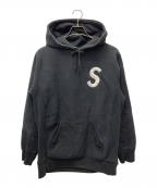 SUPREMEシュプリーム）の古着「S Logo Hooded Sweatshirt」｜ブラック