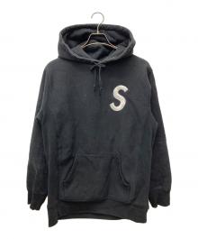 SUPREME（シュプリーム）の古着「S Logo Hooded Sweatshirt」｜ブラック