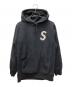 SUPREME（シュプリーム）の古着「S Logo Hooded Sweatshirt」｜ブラック