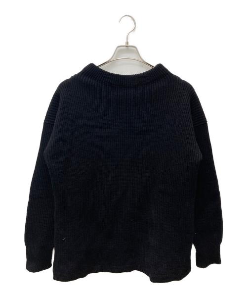 ANDERSEN-ANDERSEN（アンデルセン アンデルセン）ANDERSEN-ANDERSEN (アンデルセン アンデルセン) ウールフィッシャーマンニット ブラック サイズ:Lの古着・服飾アイテム