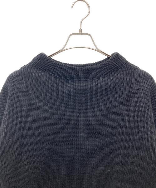 ANDERSEN-ANDERSEN（アンデルセン アンデルセン）ANDERSEN-ANDERSEN (アンデルセン アンデルセン) ウールフィッシャーマンニット ブラック サイズ:Lの古着・服飾アイテム