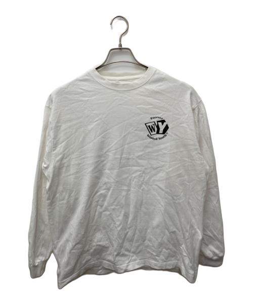 WASTED YOUTH（ウェイステッドユース）WASTED YOUTH (ウェイステッドユース) プリントカットソー ホワイト サイズ:Lの古着・服飾アイテム