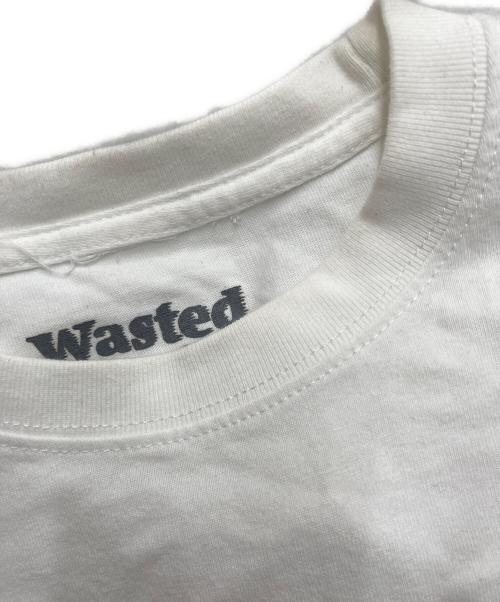 WASTED YOUTH（ウェイステッドユース）WASTED YOUTH (ウェイステッドユース) プリントカットソー ホワイト サイズ:Lの古着・服飾アイテム