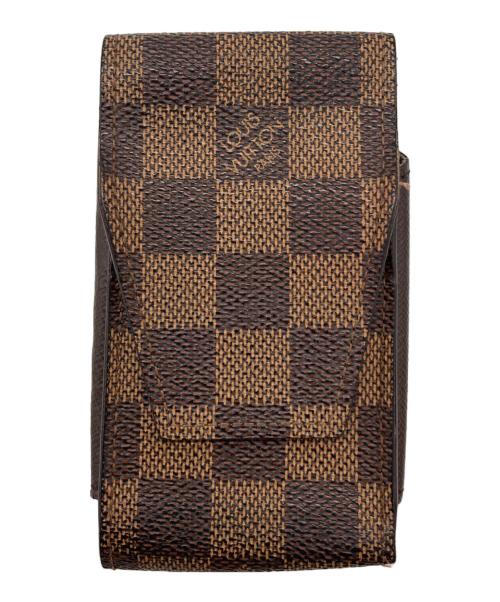 LOUIS VUITTON（ルイ ヴィトン）LOUIS VUITTON (ルイ ヴィトン) ダミエ シガレットケース エテュイ・シガレット ブラウンの古着・服飾アイテム