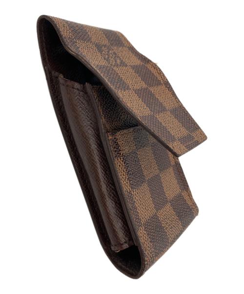 LOUIS VUITTON（ルイ ヴィトン）LOUIS VUITTON (ルイ ヴィトン) ダミエ シガレットケース エテュイ・シガレット ブラウンの古着・服飾アイテム