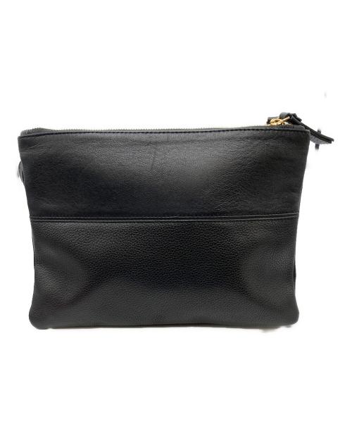 5351 pour les hommes（5351プールオム）5351 pour les hommes (5351プールオム) レザーショルダーバッグ ブラックの古着・服飾アイテム