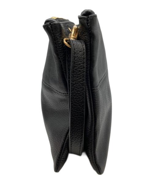 5351 pour les hommes（5351プールオム）5351 pour les hommes (5351プールオム) レザーショルダーバッグ ブラックの古着・服飾アイテム