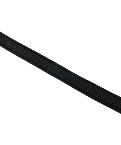 5351 pour les hommes（5351プールオム）5351 pour les hommes (5351プールオム) レザーショルダーバッグ ブラックの古着・服飾アイテム