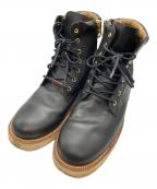 SLOW WEAR LIONスローウェアライオン）の古着「レースアップブーツ」｜ブラック