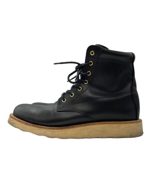 SLOW WEAR LION（スローウェアライオン）SLOW WEAR LION (スローウェアライオン) レースアップブーツ ブラック サイズ:Ｍ（26~26.5㎝相当）の古着・服飾アイテム