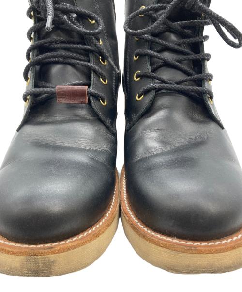 SLOW WEAR LION（スローウェアライオン）SLOW WEAR LION (スローウェアライオン) レースアップブーツ ブラック サイズ:Ｍ（26~26.5㎝相当）の古着・服飾アイテム