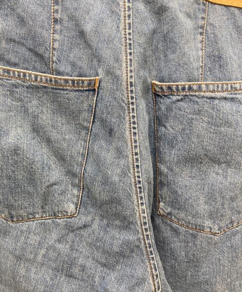 LOEWE（ロエベ）LOEWE (ロエベ) Belted Pleated Oversize Jeans インディゴ サイズ:48の古着・服飾アイテム