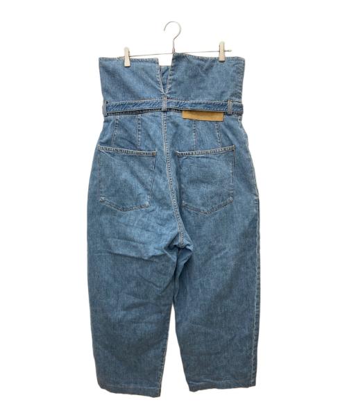 LOEWE（ロエベ）LOEWE (ロエベ) Belted Pleated Oversize Jeans インディゴ サイズ:48の古着・服飾アイテム
