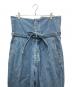 LOEWE (ロエベ) Belted Pleated Oversize Jeans インディゴ サイズ:48：35000円