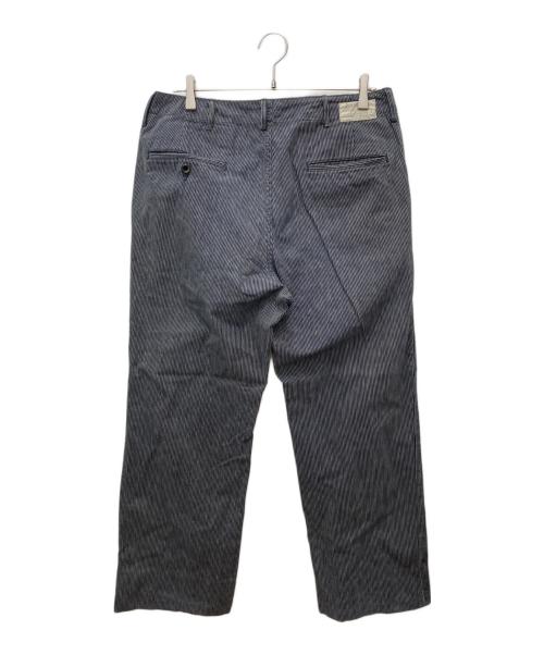 PHIGVEL（フィグベル）PHIGVEL (フィグベル) ヒッコリーパンツ インディゴ サイズ:2の古着・服飾アイテム