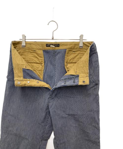 PHIGVEL（フィグベル）PHIGVEL (フィグベル) ヒッコリーパンツ インディゴ サイズ:2の古着・服飾アイテム
