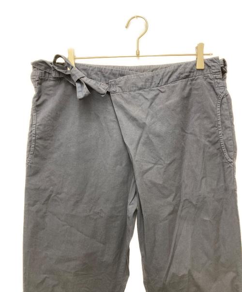 DRIES VAN NOTEN（ドリスヴァンノッテン）DRIES VAN NOTEN (ドリスヴァンノッテン) コットンラップパンツ ネイビー サイズ:48の古着・服飾アイテム